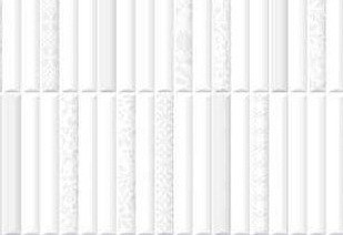 Stix White Luster Decor Wall Tile