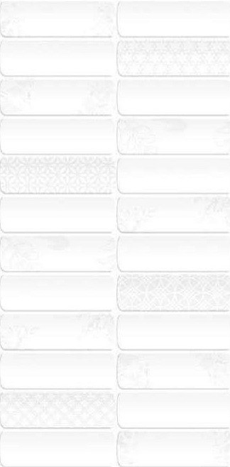 Logan White Luster Decor Wall Tile